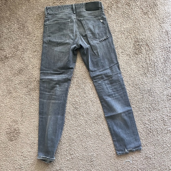 30x32 G Star Raw slim Tapered destroyed denim - Picture 2 of 4
